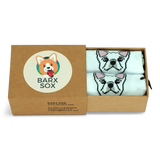 BARX SOX White Frenchie Socks - Box Image