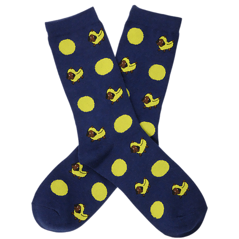 BARX SOX Navy Blue Dachshund Socks - Main Image